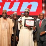 PHOTO NEWS: Mallam Mele Kyari Receives "The Sun Man of The Year" Award in Lagos
